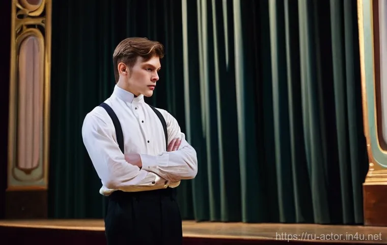 연극배우로 성공하는 법 - **A young actor's intense dramatic performance in a historic Russian theatrical institute.** The sce...